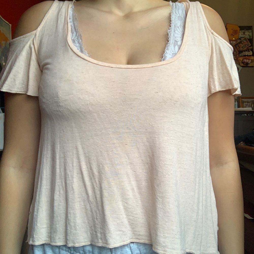 Light-pink blouse